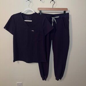 FIGS Scrub Set - Dark Purple